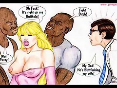Interracial Cartoon Comic For Your Pleasure